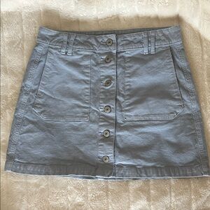 American Eagle Outfitters Light Blue Corduroy Mini Skirt size 4